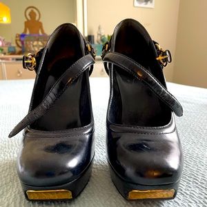 Authentic Gucci Platform Mary Jane Shoes